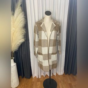 Tan soft knit cardigan